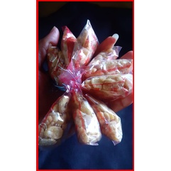 

Cemilan lawas Kacang Koro Putih goreng Ombyok 10 pcs | enak gurih asin