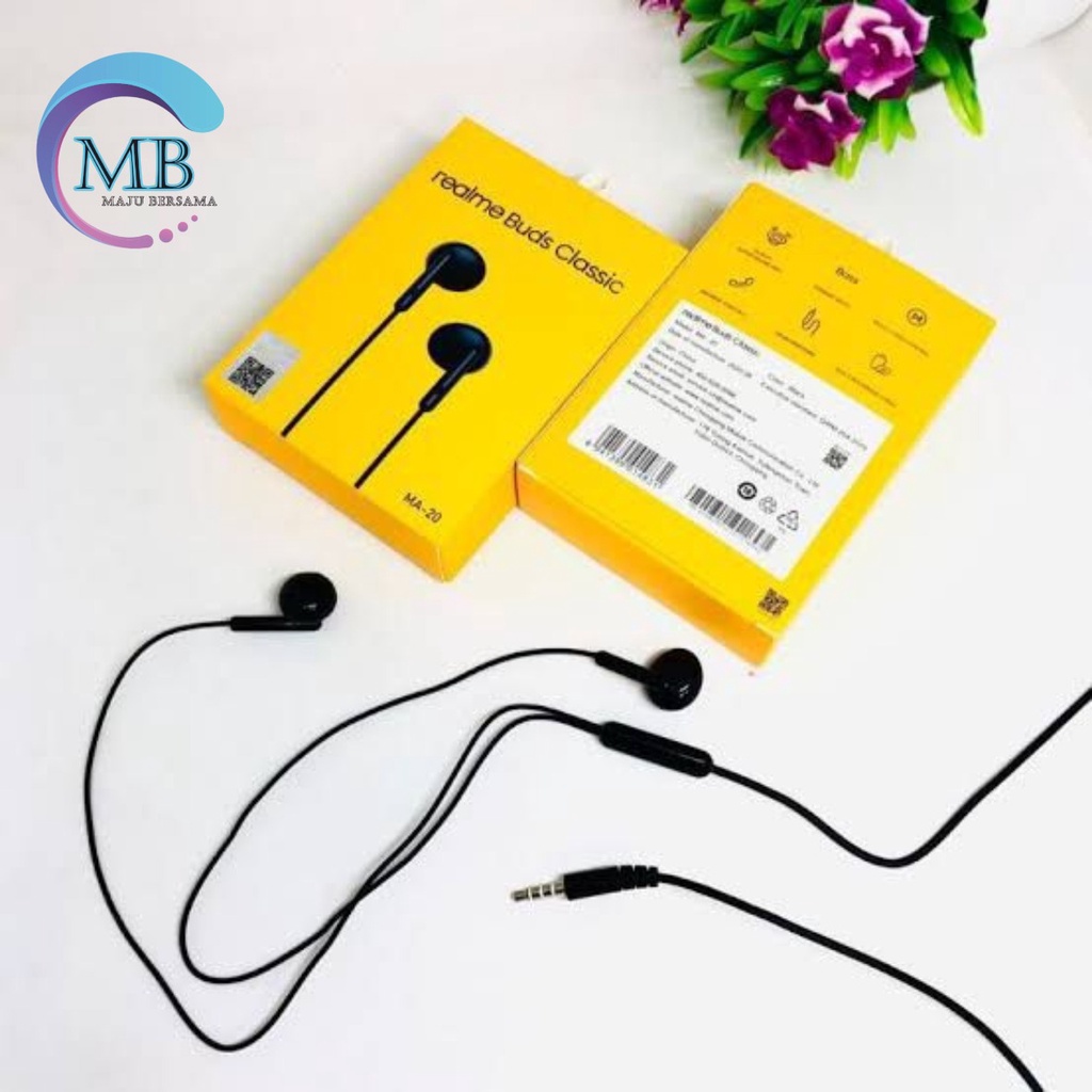 BM061 Headset Hf earphone realme BUDS Classic ORIGINAL SUPERBASS realme 5 C20 C21y c25 C2 C3 C11 MB2160