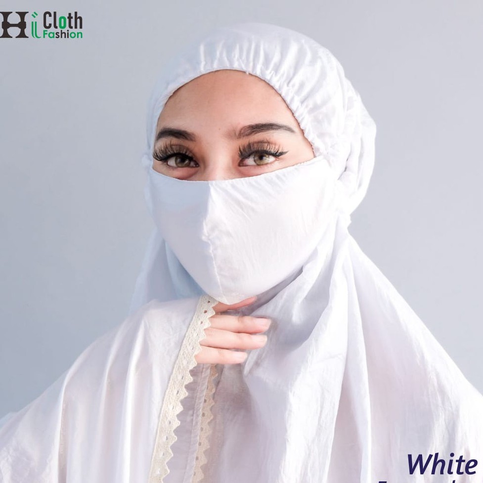 masker hijab muslimah | masker kain polos