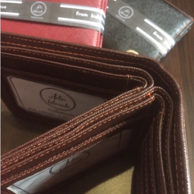 dompet pria model 3 dimensi bahan kulit sintetis lokal pipa #dompet #dompetpria #dompetlokal-3