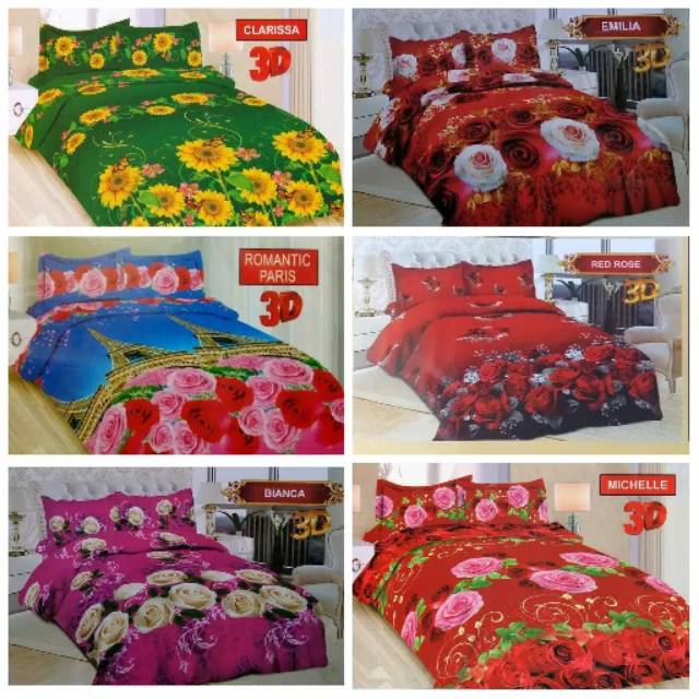 Sprei Bonita KingSize BANTAL 4 GULING 2 Ranjang no.1