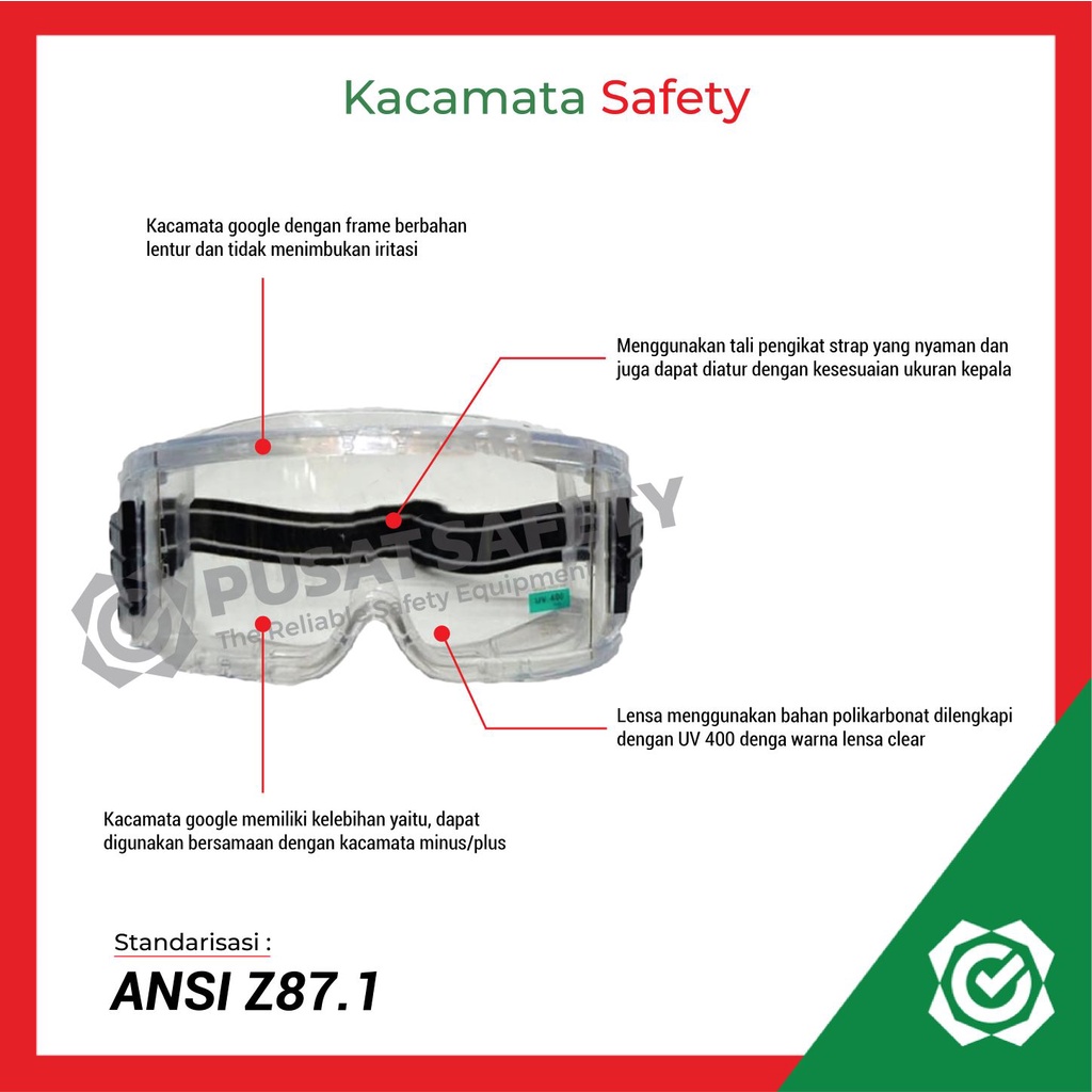 Kacamata Safety Goggle