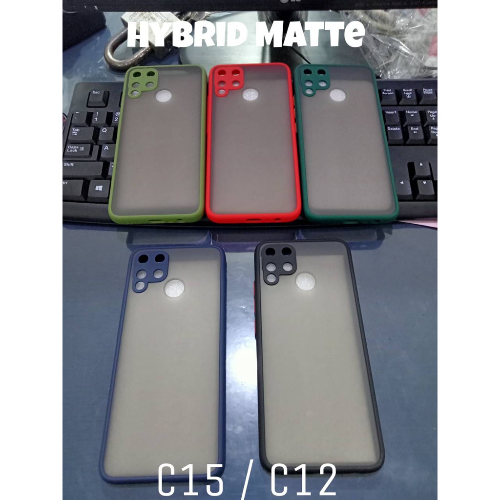 Case Casing Hp Murah Pelindung Lensa REALME C12 C15 C25 NARZO 30A 20 Protector Lens Hybrid Matte