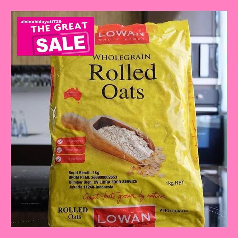 

Al04Nind Lowan Rolled Oat 1Kg Indvvl03