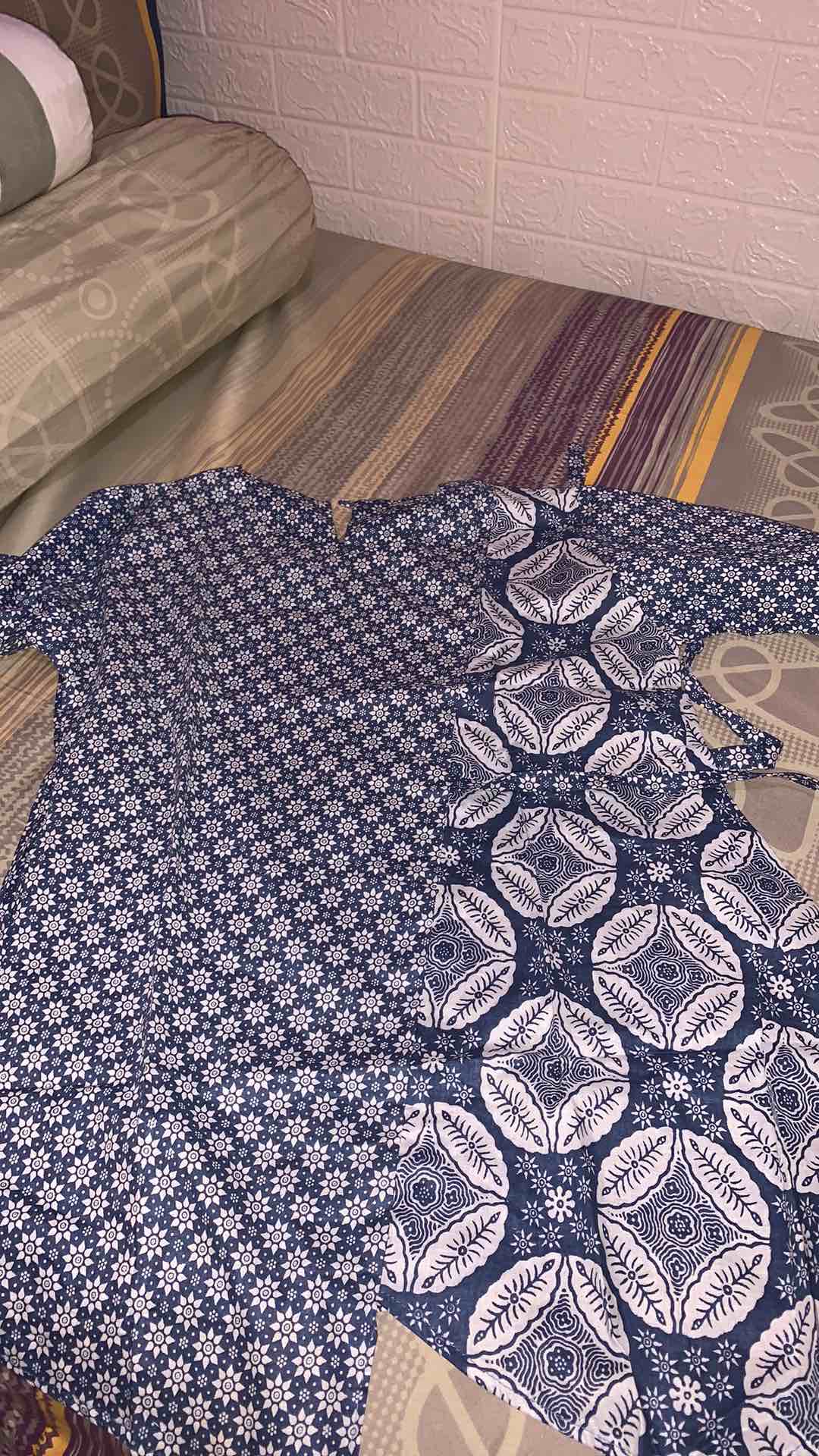 [cod] Tey-17 Batik Wanita Asj Sa Hrb026 Kenongo Kemeja Tosca Pendek Jumputan