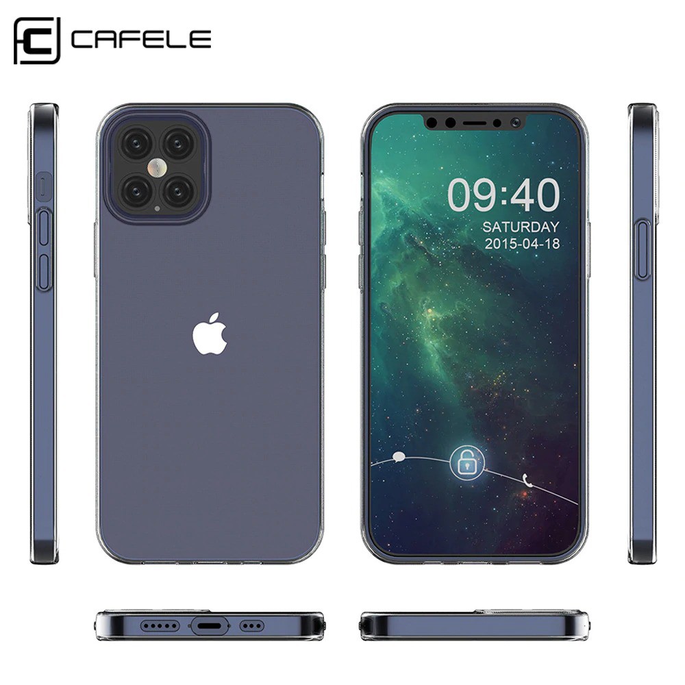 Case iPhone Mini 12 Pro 12 Pro Max Cafele Original Casing Transparan Murah