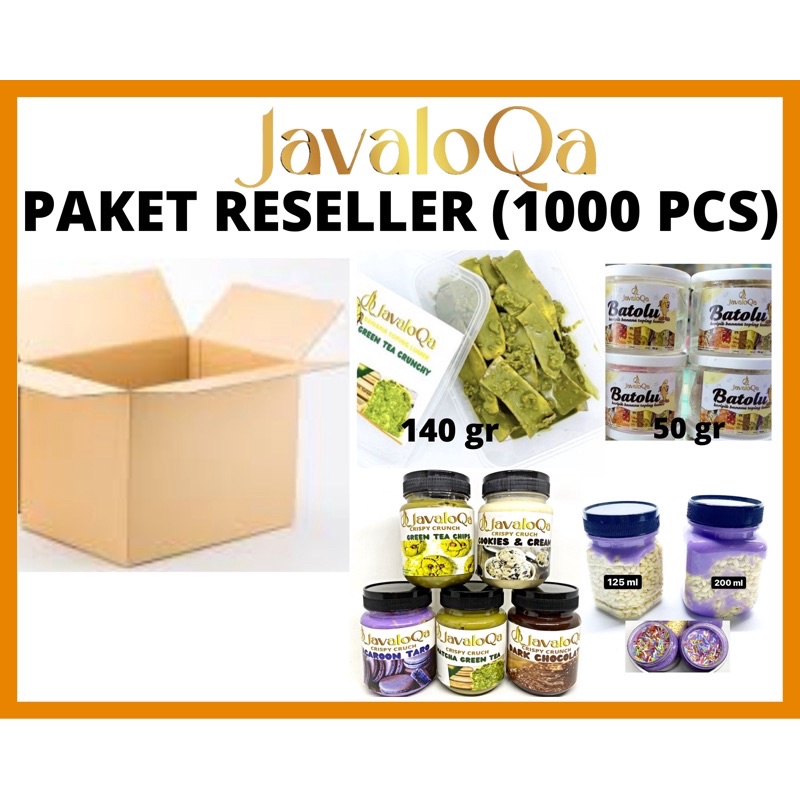 1000 PACK PAKET RESELLER JAVALOQA KRIPIK BATOLU BANANA TOPING LUMER / BANANA SALUT COKLAT MELTED