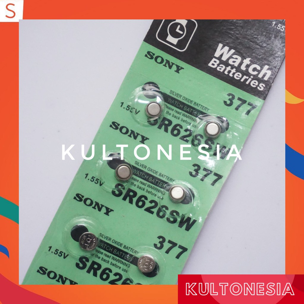 Baterai Jam Tangan Sony SR626SW 377 Sony