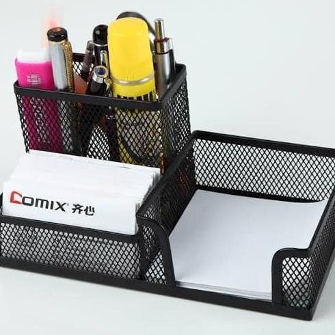 

BISA COD Memo Holder Panjang 3 Sekat Desk Set Organizer Tempat Pensil Meja Pen GRATIS ONGKIR Kode 390