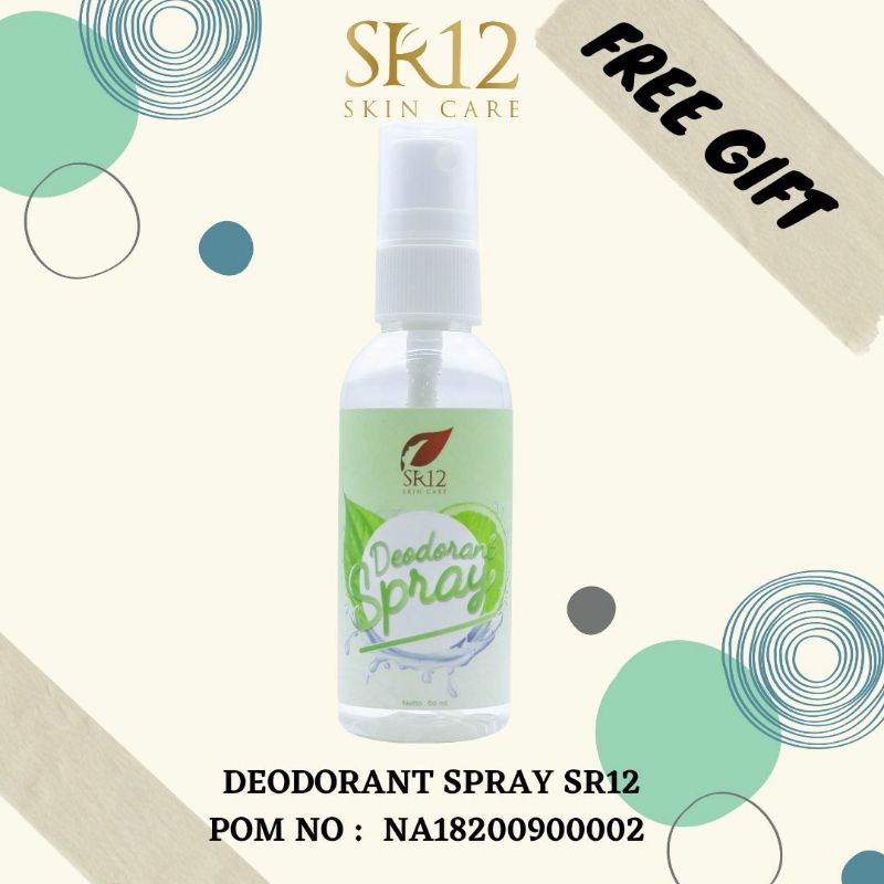 AMPUH DEODORANT SPRAY SR12 NON ALKOHOL / DEODORANT HERBAL / DEODORANT ALAMI / DEODORANT ANAK / TAWAS