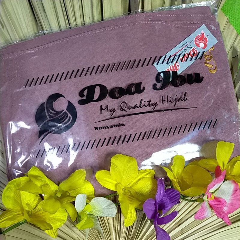 PASHMINA POLOS 2 METER ORIGINAL DOA IBU/HIJAB PASHMINA 200X75 ORI DOA IBU/ECER GROSIR COD/RESTOCK-Salem Dusty