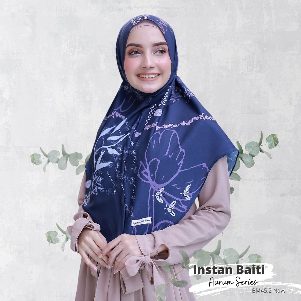 Hijabwanitacantik - Instan Baiti Aurum | Hijab Instan | Jilbab Instan-7