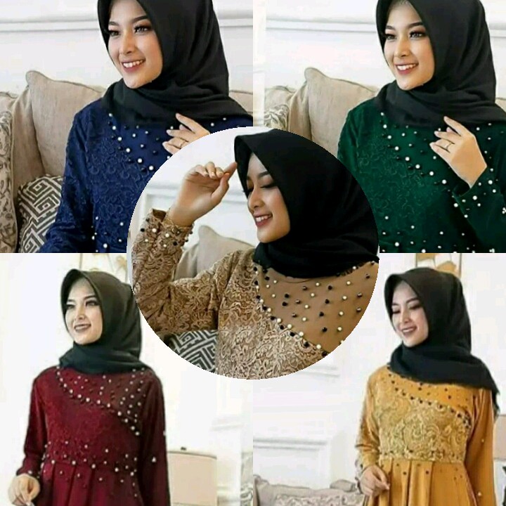 GAMIS WANITA TERBARU/TIARA MAXI DRES/GAMIS BRUKAT