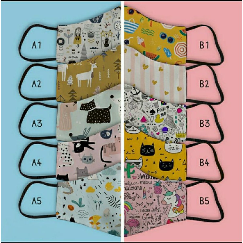 Masker Kain Custom Print