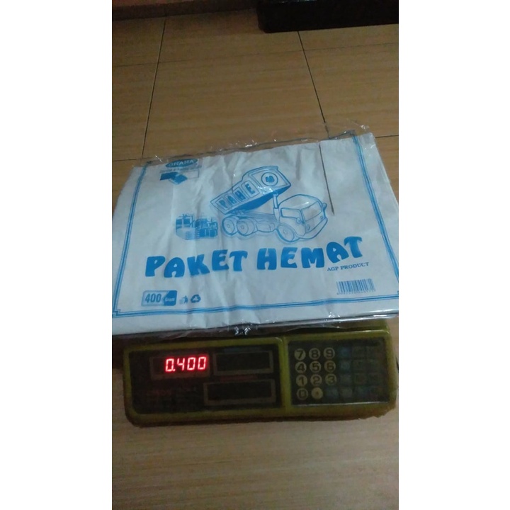 Plastik Kresek Putih PAHE isi 400gr Plastik Putih Kresek Plastik HD