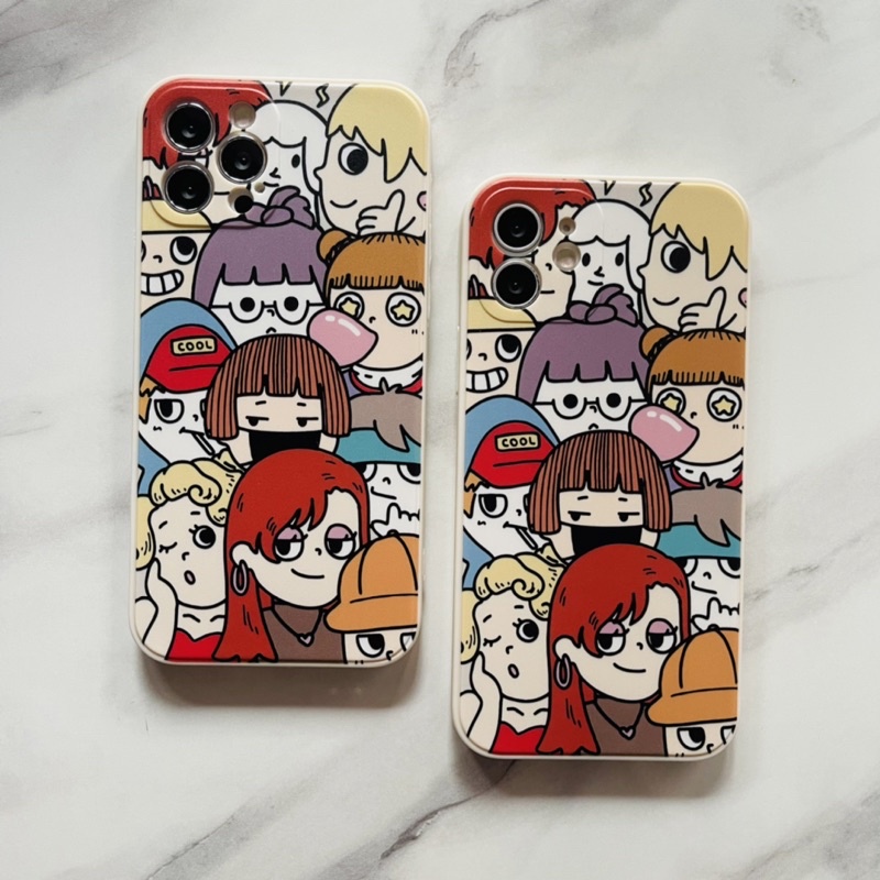 Soft Case Cartoon Anime Character Case iPhone 7 8 PLUS X XR XS 11 12 PRO MAX