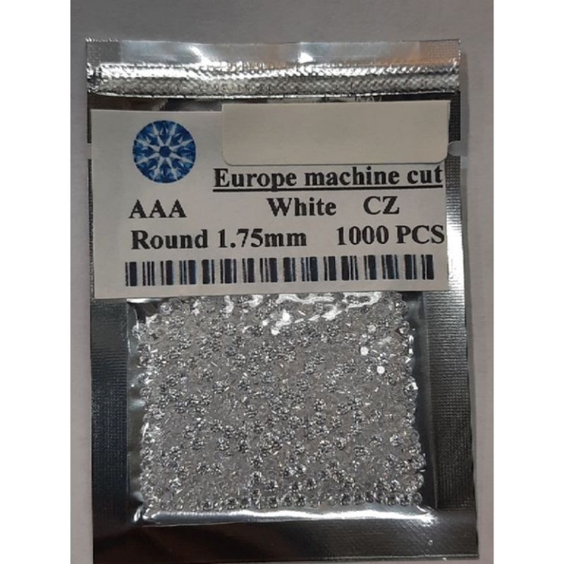 A2 / AAA - Lokal Quality 50-1000pcs 1mm - 3.0mm - 6.0mm Cubic Zirconia Permata Sirkon