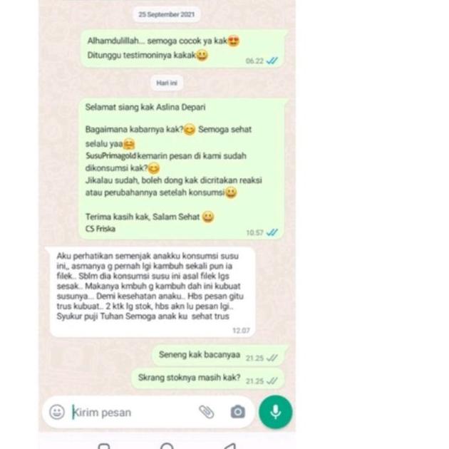 

Diskon !! Prima Gold Susu Kambing Etawa Pelega Asma Sesak Nafas Penghilang Nyeri Sendi Otot Lutut Pinggang #029