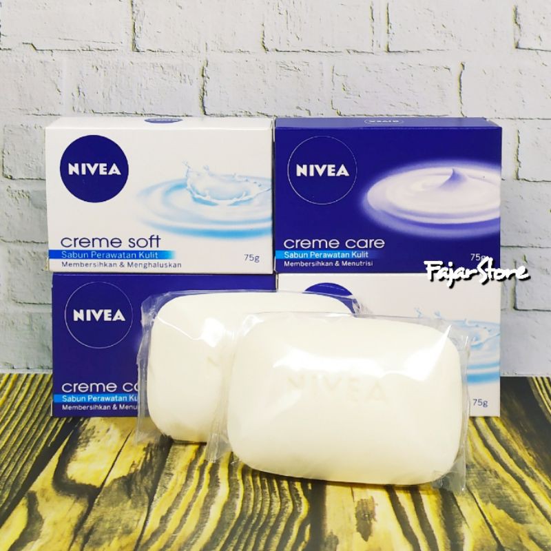 Nivea Creme Care Soap Sabun Batang 75 Gram