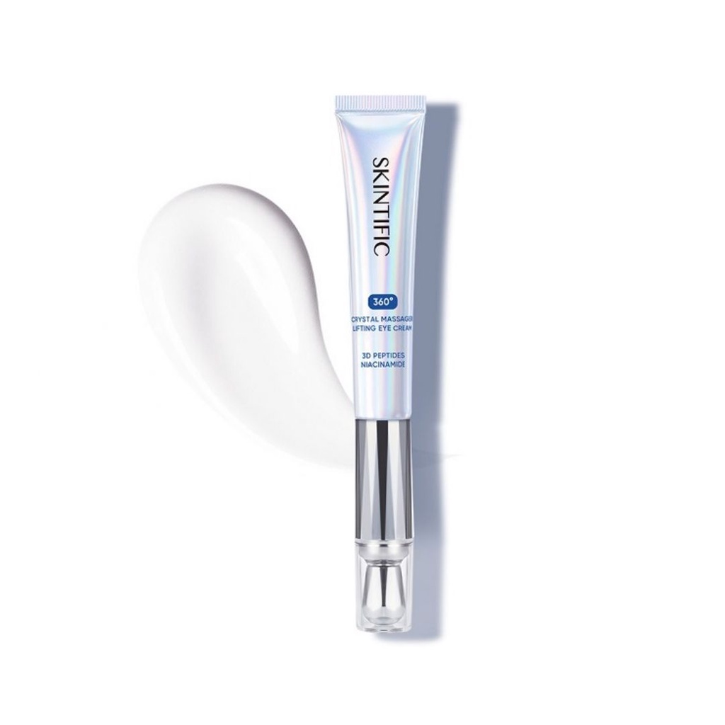 SKINTIFIC 360 Crystal Massager Lifting Eye Cream (ORI 100% &amp; BPOM)