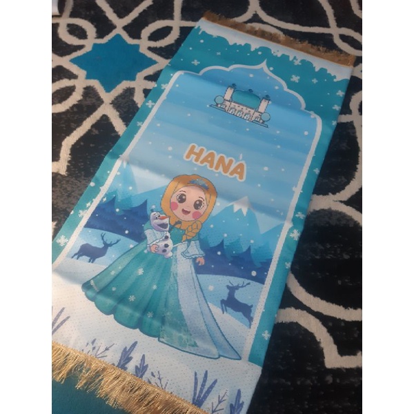 sajadah anak karakter SALE READY STOCK-Frozen-Hana