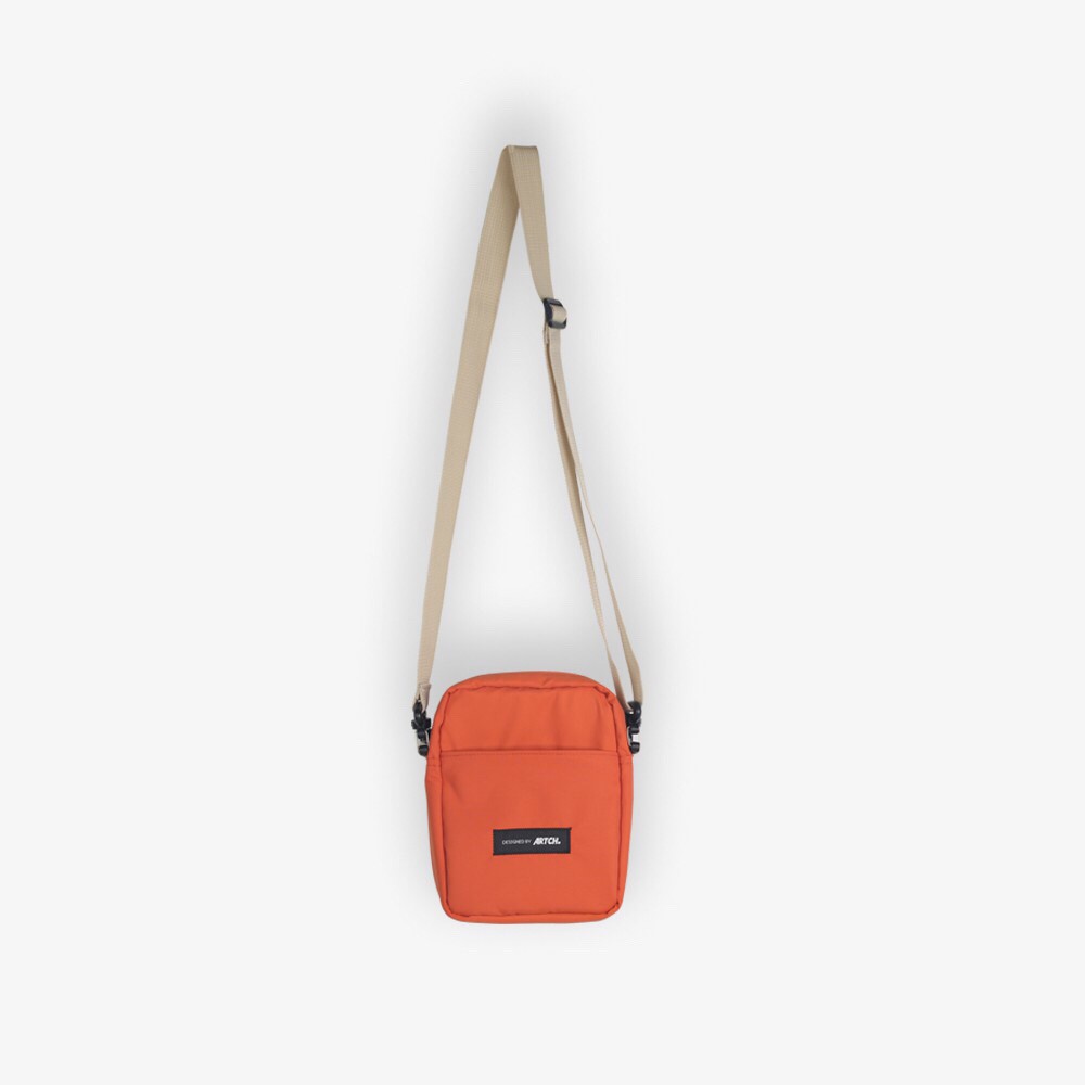 Sling Bag Tas Selempang Slempang Mini Casual Pria Wanita Unisex No Converse Original - Orange