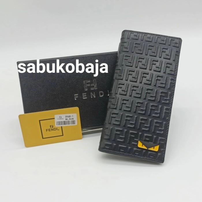 NEW DOMPET PANJANG LV PRIA WANITA KULIT ASLI IMPORT - fendi