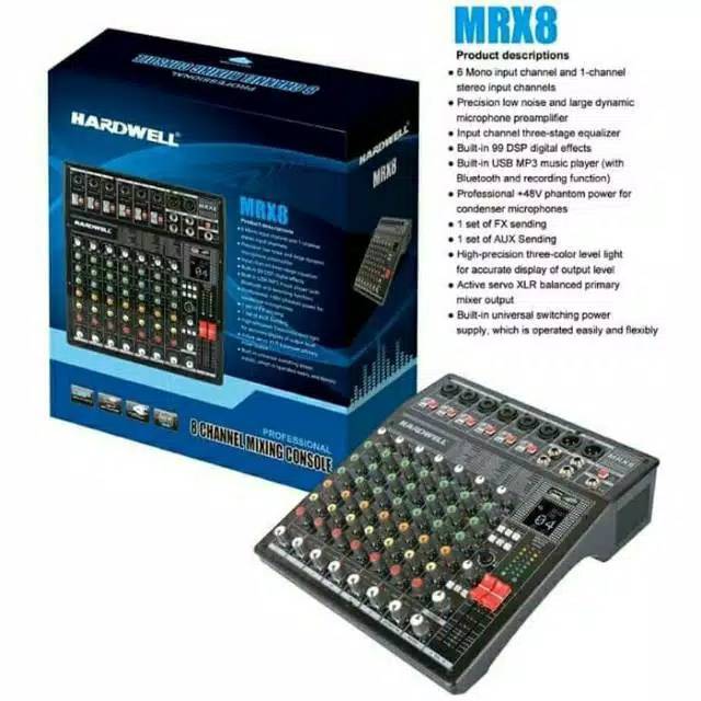 Mixer audio hardwell MRX8 original