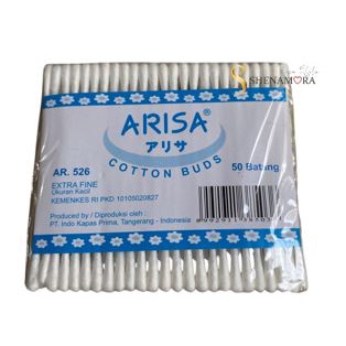 Arisa Cotton Buds Pack 50 Batang | Extra Fine Ukuran Kecil AR 526