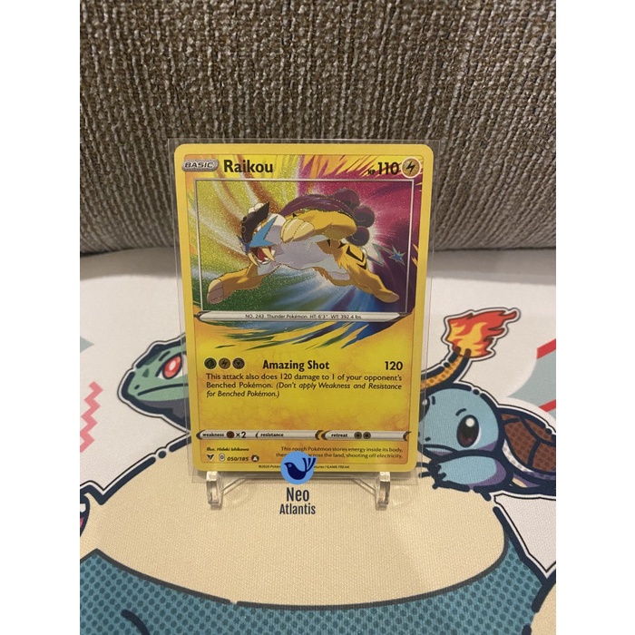 Pokemon TCG English Raikou - 050/185 - Amazing Rare Vivid Voltage