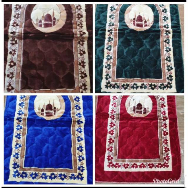 Sajadah Busa Quilting Tebal AFGHANI Premium ( Anti Alip ) Lembut &amp;  nyaman