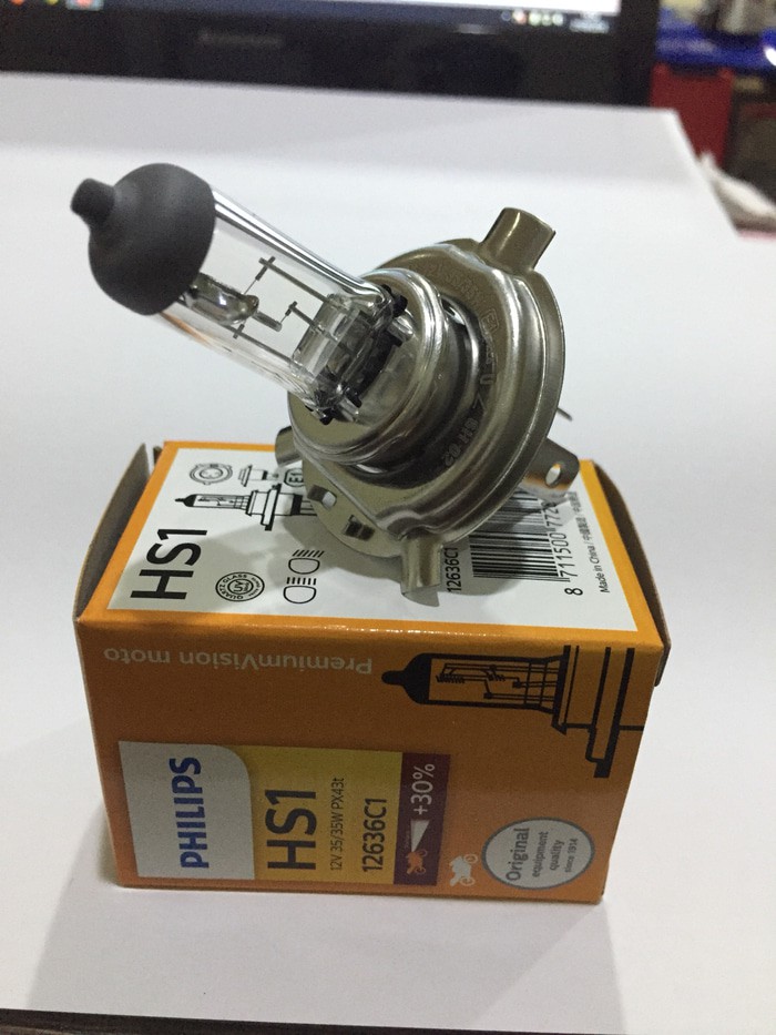 Bohlam, Lampu Halogen Vixion / R15 / Byson / Verza / MX King 12V/35W Philips (Asli)