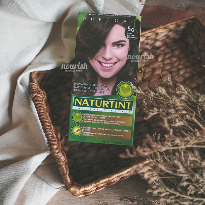 Naturtint, Permanent Hair Colorant, 5G Light Golden Chestnut