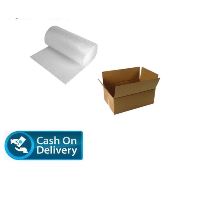 

+ packing buble wrap + kardus