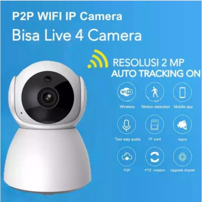 WIFI CCTV IP CAMER snowman Q7S/KAMERA CCTV SNOWMAN Q7S FULL HD 1080p WIRELESS NIGHT VISION 380°VIEW