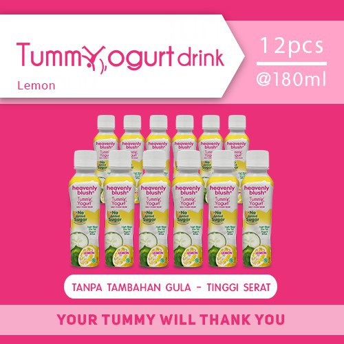 

Heavenly Blush Tummy Yogurt Drink Sugar Free Lime [12 x 180 ml]