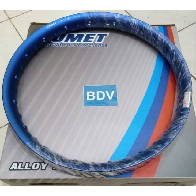 Velg Comet SET 140/160 X 17 U Shape Biru (140 160 Ring 17)