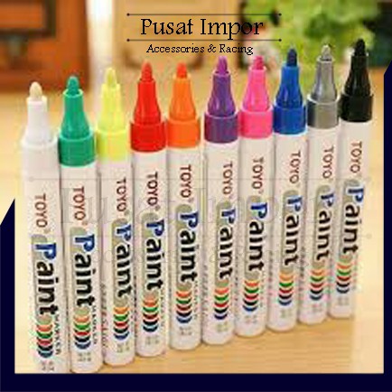 Cuci Gudang Spidol Ban TOYO / Paint Marker Toyo (Kualitas Terbaik)