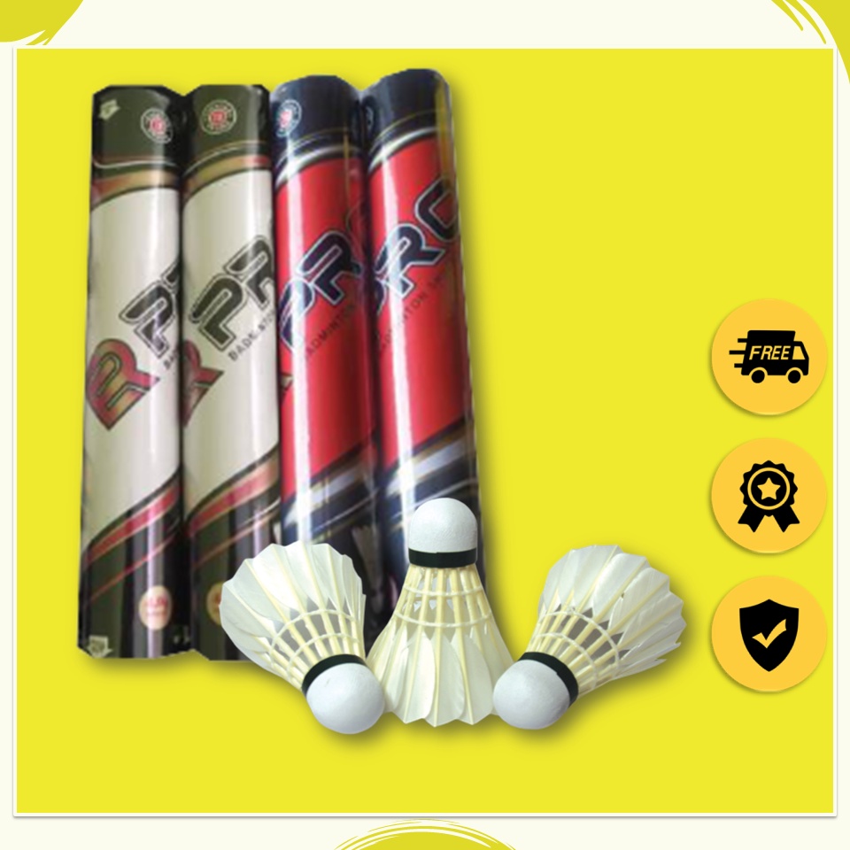 SUTTLECOCKS BULUTANGKIS KOK BADMINTON ER PRO PUTIH MERAH ORIGINAL