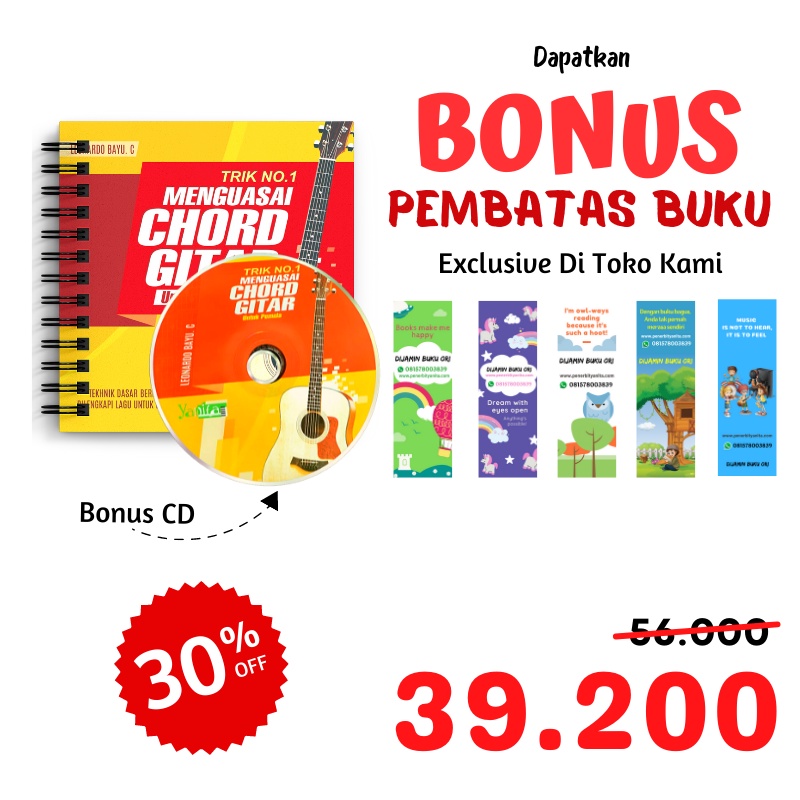 Yanita Buku Trik No.1 Menguasai Chord Gitar Untuk Pemula