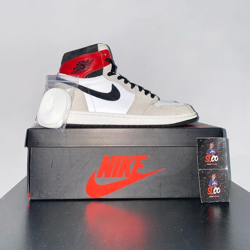 AJ 1 High Light Smoke Grey