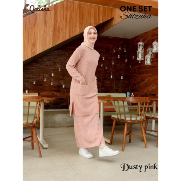 SETELAN TUNIK DAN ROK ONE SET SHIZUKA BY QALISHA