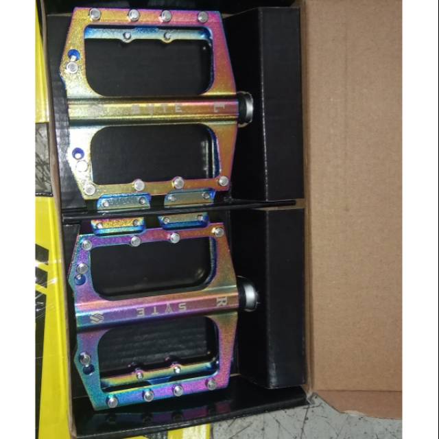 Pedal bearing sepeda MTB Syte Rainbow Alloy