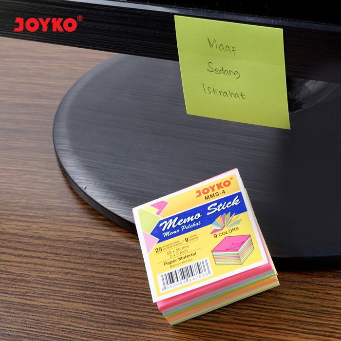 Joyko MMS-4 Memo Stick Sticky Note Kertas Memo Tempel 50x50 mm