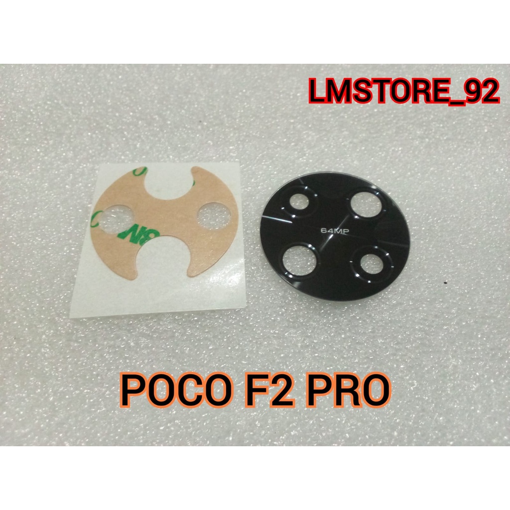 Lensa Kamera Kaca Kamera Belakang  Poco F2 Pro