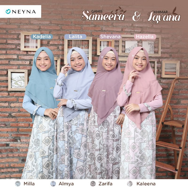 [Size Anak] SAMEERA Gamis Couple SERIES by NEYNA