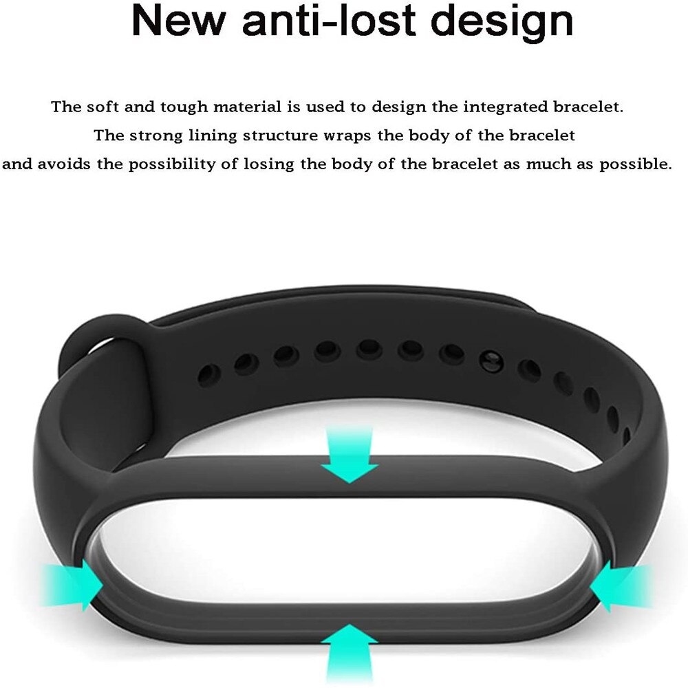 Silvertech Strap Kompatible Mi band 7 kualitas original super lembut Tali Pengganti Jam Mi band 7 | tali saja tanpa jam