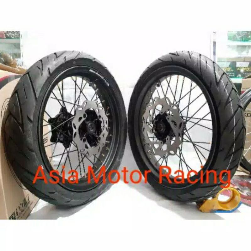 Paketan Velg Honda CRF 150 Plus Ban Paketan Klx Bf Dtracker Paket Komplit Velg Sprint XD Ring 17