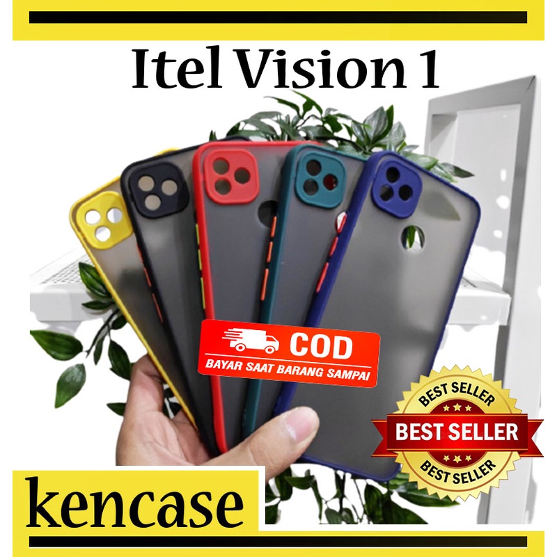 Soft Case Itel Vision 1 Case Colour Matte Casing Dove Transparan Hardcase Itel Vision 1