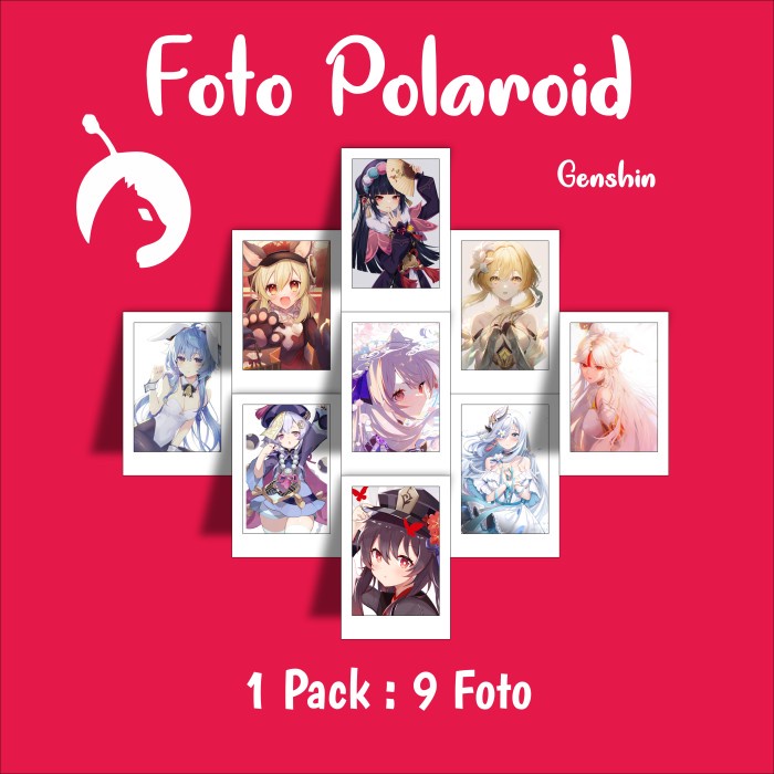 Foto Polaroid Anime Genshin impact- Foto Polaroid Anime